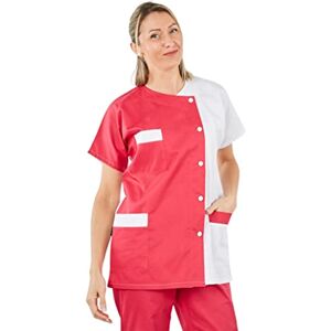 Hurry Jump Label Blouse Tunique médicale Col Rond 3 Poches Manches Courtes Sergé 210 gramme Couleurs Blanc Fushia Pressions inoxydables Lavage Machine 90 degrés ou Industriel T0-36 - Publicité Hurry Jump Label Blouse Tunique médicale Col Rond 3 Poches Manches Courtes Sergé 210 gramme Couleurs Blanc Fushia Pressions inoxydables Lavage Machine 90 degrés ou Industriel T0-36 - Publicité