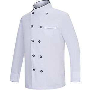 Misemiya Veste DE Chef Femme Uniformes DE Chef Femme Veste DE Cuisine Femme Uniforme d'accueil- Ref.844-3XL, Veste de Cuisine 844 Blanc - Publicité Misemiya Veste DE Chef Femme Uniformes DE Chef Femme Veste DE Cuisine Femme Uniforme d'accueil- Ref.844-3XL, Veste de Cuisine 844 Blanc - Publicité