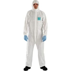 DSTOCK60 Combinaison AlphaTec 2000 Ts plus Taille XXXL Blanc Combinaison de protection jetable à capuche Protection chimique de catégorie III Industrie, Chimie - Publicité DSTOCK60 Combinaison AlphaTec 2000 Ts plus Taille XXXL Blanc Combinaison de protection jetable à capuche Protection chimique de catégorie III Industrie, Chimie - Publicité