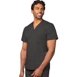 ADAR Medical Uniforms Adar Uniforms Uniformes Médicaux Unisexe Col V Tunique 3 Poches Haut d'infirmier Blouse d'Hôpital, Gris (Pewter), 2X-Poitrine:129-137cm,Hanche:127-134cm - Publicité ADAR Medical Uniforms Adar Uniforms Uniformes Médicaux Unisexe Col V Tunique 3 Poches Haut d'infirmier Blouse d'Hôpital, Gris (Pewter), 2X-Poitrine:129-137cm,Hanche:127-134cm - Publicité