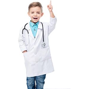Waflyer Blouse de Laboratoire Enfant, Blouse Blanche Coton Chimie, Unisexe Blouses de Médecin Médical avec Poche pour Garçons Filles Étudiants Jeux de Rôle Expériences Scientifiques Peinture S - Publicité Waflyer Blouse de Laboratoire Enfant, Blouse Blanche Coton Chimie, Unisexe Blouses de Médecin Médical avec Poche pour Garçons Filles Étudiants Jeux de Rôle Expériences Scientifiques Peinture S - Publicité