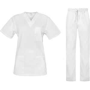 PALLTEX - Cesare - White - M - Uniforme médical - Publicité PALLTEX - Cesare - White - M - Uniforme médical - Publicité