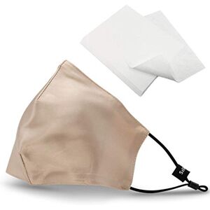 Silkist Masque de protection unisexe 3 couches 100 % soie Respirant, doux pour la peau Boucles d'oreilles et arceau nasal Réutilisable, rafraîchissant en été - Publicité Silkist Masque de protection unisexe 3 couches 100 % soie Respirant, doux pour la peau Boucles d'oreilles et arceau nasal Réutilisable, rafraîchissant en été - Publicité