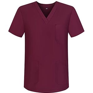 Misemiya VÊTEMENTS DE Travail Unisex COL PIC Manches Courtes Médicaux Unisexe BZ-6801 X-Small, Grenat 68 - Publicité Misemiya VÊTEMENTS DE Travail Unisex COL PIC Manches Courtes Médicaux Unisexe BZ-6801 X-Small, Grenat 68 - Publicité