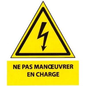 Etiquette Adhésive Ne pas manoeuvrer en charge Autocollant 40 x 45mm - Publicité