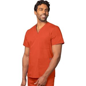 ADAR Medical Uniforms Adar Uniforms Uniformes Médicaux Unisexe Col V Tunique 3 Poches Haut d'infirmier Blouse d'Hôpital, Orange (Mandarin Orange), XL-Poitrine:122-127cm,Hanche:117-124cm - Publicité ADAR Medical Uniforms Adar Uniforms Uniformes Médicaux Unisexe Col V Tunique 3 Poches Haut d'infirmier Blouse d'Hôpital, Orange (Mandarin Orange), XL-Poitrine:122-127cm,Hanche:117-124cm - Publicité