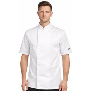 PALLTEX Veste De Cuisine Unisexe pour Homme et Femme Vêtement De Chef Professionnel Uniforme À Manches Courtes Blanc 3XL - Publicité PALLTEX Veste De Cuisine Unisexe pour Homme et Femme Vêtement De Chef Professionnel Uniforme À Manches Courtes Blanc 3XL - Publicité
