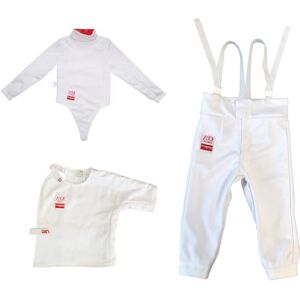 WRYSQBHJYB Combinaison D'escrime 350N (ensemble Pantalon/veste/gilet), Combinaison D'escrime, Combinaison de Protection D'entraînement D'escrime, Équipement, Main Gauche(40#) - Publicité WRYSQBHJYB Combinaison D'escrime 350N (ensemble Pantalon/veste/gilet), Combinaison D'escrime, Combinaison de Protection D'entraînement D'escrime, Équipement, Main Gauche(40#) - Publicité