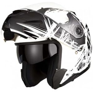 KSK Casque Modulable SAGACITY Noir et blanc - Publicité KSK Casque Modulable SAGACITY Noir et blanc - Publicité