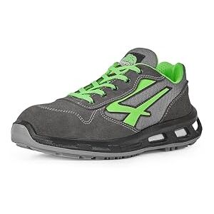 Upower U-Power Red Lion Point, Chaussures de sécurité unisexes, légères, flexibles, anti-crevaison en cuir, avec insert Infinergy, avec embouts en aluminium (Grey & Green 44) - Publicité Upower U-Power Red Lion Point, Chaussures de sécurité unisexes, légères, flexibles, anti-crevaison en cuir, avec insert Infinergy, avec embouts en aluminium (Grey & Green 44) - Publicité