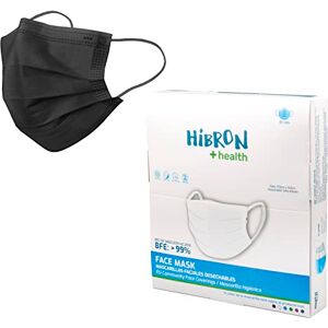 HIBRON 50 Masques Jetables Homologués Européens, CWA 17553: 2020, BFE> 99%, Gris. Publicité HIBRON 50 Masques Jetables Homologués Européens, CWA 17553: 2020, BFE> 99%, Gris. Publicité