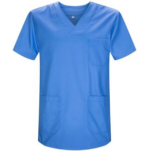 Misemiya VÊTEMENTS DE Travail Unisex COL PIC Manches Courtes Médicaux Unisexe Ref.817 X-Small, Ciel Bleu - Publicité Misemiya VÊTEMENTS DE Travail Unisex COL PIC Manches Courtes Médicaux Unisexe Ref.817 X-Small, Ciel Bleu - Publicité