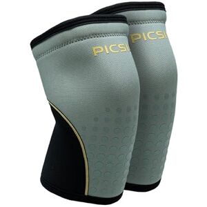 PICSIL 7/10 mm genouillères rigides en néoprène, 2 genouillères pour crosstraining, powerlifting et haltérophilie, soutien supplémentaire, unisexe (Fern 10mm, XL) - Publicité PICSIL 7/10 mm genouillères rigides en néoprène, 2 genouillères pour crosstraining, powerlifting et haltérophilie, soutien supplémentaire, unisexe (Fern 10mm, XL) - Publicité
