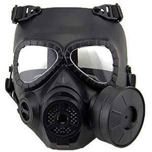 JOYASUS Masque Facial Tactique à gaz antibuée M04 avec Turbo Ventilateur et équipement de Protection painttbal Noir Porte-clés Inclus - Publicité JOYASUS Masque Facial Tactique à gaz antibuée M04 avec Turbo Ventilateur et équipement de Protection painttbal Noir Porte-clés Inclus - Publicité