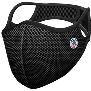 FROGMASK made in Frogland FROGMASK Masque Anti-Pollution Vélo Moto Unisexe Lavable Réutilisable Couleur Noire + 1 Filtre FFP2 Taille M - Publicité FROGMASK made in Frogland FROGMASK Masque Anti-Pollution Vélo Moto Unisexe Lavable Réutilisable Couleur Noire + 1 Filtre FFP2 Taille M - Publicité