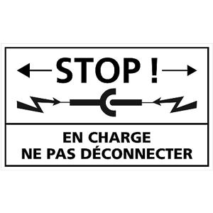 Signalétique.biz France Etiquette Stop En Charge Ne Pas Déconnecter (C1526). Signalisation Photovoltaïque - - Publicité