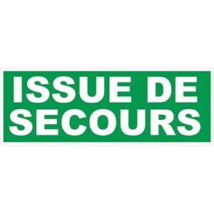 Novap Panneau Issue de secours Rigide 330x120mm 4035567 - Publicité Novap Panneau Issue de secours Rigide 330x120mm 4035567 - Publicité