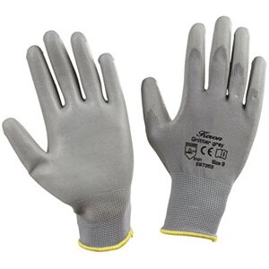 Kerbl 297353 PU Gants de Gnitter Grey feinstrickha Epile Douce Taille 9 - Publicité