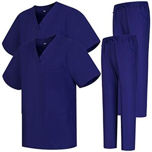 Misemiya Pack * 2 Pcs Ensemble Uniformes Unisexe Blouse Uniforme Médical avec Haut et Pantalon 2-6801-6802 Large, Violet 68 - Publicité Misemiya Pack * 2 Pcs Ensemble Uniformes Unisexe Blouse Uniforme Médical avec Haut et Pantalon 2-6801-6802 Large, Violet 68 - Publicité
