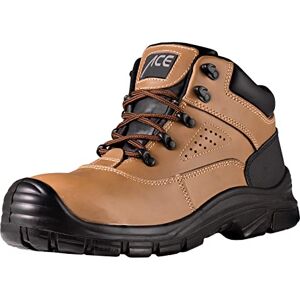 ACE Forester S1-P Bottes de sécurité Embout de protection en acier Marron Cuir 42 - Publicité