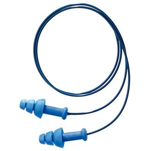 Howard Leight Bouchons d'Oreille SmartFit avec Cordelette, Réutilisables et Détectables, Taille Unique, Bleu, SNR 30 dB, 1012522 (Pack de 50 Paires Emballées Individuellement) - Publicité Howard Leight Bouchons d'Oreille SmartFit avec Cordelette, Réutilisables et Détectables, Taille Unique, Bleu, SNR 30 dB, 1012522 (Pack de 50 Paires Emballées Individuellement) - Publicité