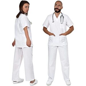 PALLTEX - Uniforma De Lucru Alba Unisex Tercot 180g Colombo - Uniform - Publicité PALLTEX - Uniforma De Lucru Alba Unisex Tercot 180g Colombo - Uniform - Publicité