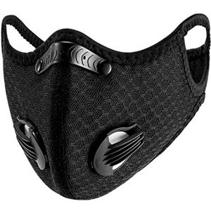 Huntfgold Masque anti-pollution de ville pour cyclisme, course à pied, moto et activités de plein air, Homme, IH-1170-BL, 1 lot - Publicité Huntfgold Masque anti-pollution de ville pour cyclisme, course à pied, moto et activités de plein air, Homme, IH-1170-BL, 1 lot - Publicité