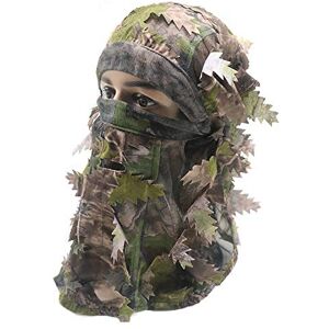 AOUTACC Cagoule Camouflage Feuille Chapeau Balaclava 3D Masque Facial Intégral Couvre-chef Camouflage Turc Capuche Couvre-tête Chasse Tir Cyclisme Tactique Confortable Doux Couvre-chef Balaclava - Publicité AOUTACC Cagoule Camouflage Feuille Chapeau Balaclava 3D Masque Facial Intégral Couvre-chef Camouflage Turc Capuche Couvre-tête Chasse Tir Cyclisme Tactique Confortable Doux Couvre-chef Balaclava - Publicité