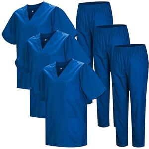 Misemiya Pack * 3 ensembles Uniforme sanitaire unisexe UNIFORMES SANITAIRES MÉDICAUX ENSEMBLES SANITAIRES 3-817-8312 Large, Bleu 37 22 - Publicité Misemiya Pack * 3 ensembles Uniforme sanitaire unisexe UNIFORMES SANITAIRES MÉDICAUX ENSEMBLES SANITAIRES 3-817-8312 Large, Bleu 37 22 - Publicité