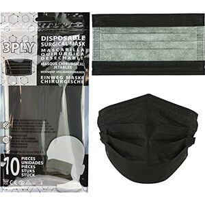 Kids Euroswan SRV Hub® – Lot de 10 masques jetables à 3 couches pour adultes, matériau respirant, filtration de particules et de poussière,protecteur et adapté à tous (lot de 10 masques noirs pour adultes) - Publicité Kids Euroswan SRV Hub® – Lot de 10 masques jetables à 3 couches pour adultes, matériau respirant, filtration de particules et de poussière,protecteur et adapté à tous (lot de 10 masques noirs pour adultes) - Publicité