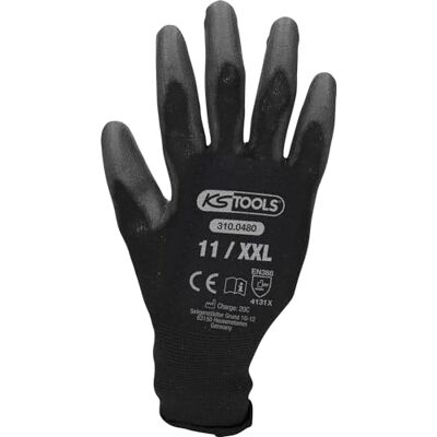 KS TOOLS 310.0480 Boîte de 12 paires de gants en microfibres Boîte de 12 paires de gants en microfibres noirs, taille 11 - Publicité KS TOOLS 310.0480 Boîte de 12 paires de gants en microfibres Boîte de 12 paires de gants en microfibres noirs, taille 11 - Publicité