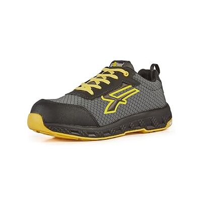 Upower U-POWER DON'T WORRY... BE HAPPY! Homme Scarpe Antinfortunistiche Da Lavoro Chaussure de Protection Incendie et de sécurité, Noir/Jaune, 48 EU - Publicité Upower U-POWER DON'T WORRY... BE HAPPY! Homme Scarpe Antinfortunistiche Da Lavoro Chaussure de Protection Incendie et de sécurité, Noir/Jaune, 48 EU - Publicité