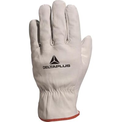 Deltaplus Delta Plus Paire de Gants Cuir Pleine Fleur de Vache, Gris Liseré Rouge, Taille 9 - Publicité Deltaplus Delta Plus Paire de Gants Cuir Pleine Fleur de Vache, Gris Liseré Rouge, Taille 9 - Publicité