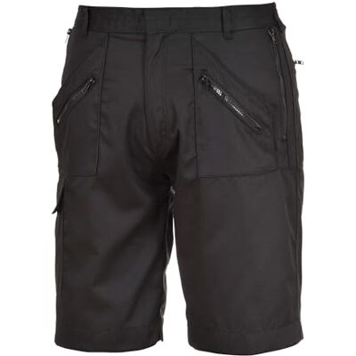 Portwest S889 Shorts de Sécurité de Travail Élastiqués Action Noir, XXL - Publicité Portwest S889 Shorts de Sécurité de Travail Élastiqués Action Noir, XXL - Publicité