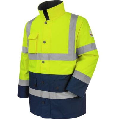 WüRTH MODYF Parka de travail haute-visibilité LUMEN jaune/marine Taille M - Publicité WüRTH MODYF Parka de travail haute-visibilité LUMEN jaune/marine Taille M - Publicité