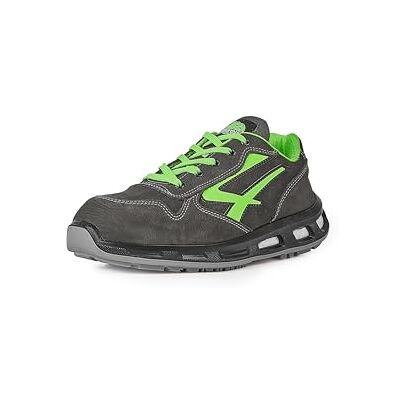 Upower U-Power Red Lion Yoda, Chaussures de sécurité Unisexes, légères, Flexibles, Anti-crevaison en Cuir, avec Insert Infinergy, avec Embouts en Aluminium (Grey & Green 42) - Publicité Upower U-Power Red Lion Yoda, Chaussures de sécurité Unisexes, légères, Flexibles, Anti-crevaison en Cuir, avec Insert Infinergy, avec Embouts en Aluminium (Grey & Green 42) - Publicité