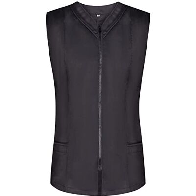 Misemiya VÊTEMENTS DE Travail Femme sans Manches Blanc/Noir Uniforme Clinique HÔPITAL Nettoyage VÉTÉRINAIRE SANTÉ HÔTELLERIE Ref: 818 X-Small, Noir 22 - Publicité Misemiya VÊTEMENTS DE Travail Femme sans Manches Blanc/Noir Uniforme Clinique HÔPITAL Nettoyage VÉTÉRINAIRE SANTÉ HÔTELLERIE Ref: 818 X-Small, Noir 22 - Publicité