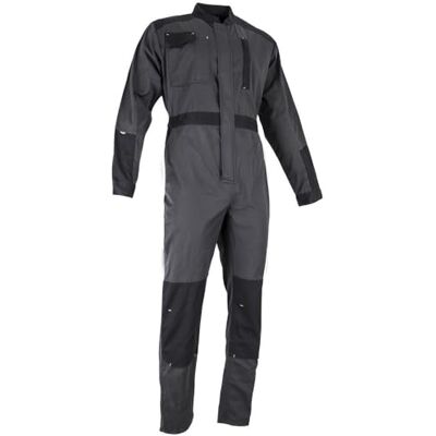 LMA WORKWEAR 1880 LMA Workwear Potassium 4116 Combinaison simple avec fermeture bicolore au col officier Taille L Longueur d'entrejambe 84 cm Gris foncé/noir - Publicité LMA WORKWEAR 1880 LMA Workwear Potassium 4116 Combinaison simple avec fermeture bicolore au col officier Taille L Longueur d'entrejambe 84 cm Gris foncé/noir - Publicité