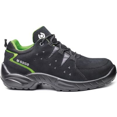Base Protection , Harlem Chaussure de Sécurité pour Hommes et Femmes, Noir et Vert, Taille 38 - Publicité Base Protection , Harlem Chaussure de Sécurité pour Hommes et Femmes, Noir et Vert, Taille 38 - Publicité
