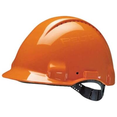 3M Casque de sécurité ™ G3000 orange, ventilé, avec harnais standard et basane synthétique - Publicité 3M Casque de sécurité ™ G3000 orange, ventilé, avec harnais standard et basane synthétique - Publicité