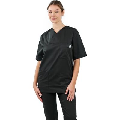 MYLOOKPRO.COM PRENONS SOIN DE VOTRE IMAGE MYLOOKPRO Tunique Professionnelle Blanche Unisexe Lisbonne – Tunique Médicale PolyCoton Col V Manches Courtes – 3 Poches Fonctionnelles – Tenue Infirmier Esthéticien Laboratoire Confort - Publicité MYLOOKPRO.COM PRENONS SOIN DE VOTRE IMAGE MYLOOKPRO Tunique Professionnelle Blanche Unisexe Lisbonne – Tunique Médicale PolyCoton Col V Manches Courtes – 3 Poches Fonctionnelles – Tenue Infirmier Esthéticien Laboratoire Confort - Publicité