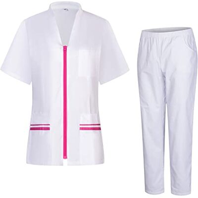 Misemiya Uniform Scrub Set Unisexe Uniforme médical avec Haut et Pantalon 712-8312 Large, Fuchsia 21 - Publicité Misemiya Uniform Scrub Set Unisexe Uniforme médical avec Haut et Pantalon 712-8312 Large, Fuchsia 21 - Publicité