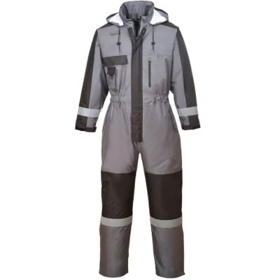 Portwest S585 Combinaison de Travail Homme Hiver Imperméable Doublée Gris, XL, Doublure Chaude, Imperméable, Protection Froid, Salopette, Chantier Extérieur, Grand Froid - Publicité Portwest S585 Combinaison de Travail Homme Hiver Imperméable Doublée Gris, XL, Doublure Chaude, Imperméable, Protection Froid, Salopette, Chantier Extérieur, Grand Froid - Publicité