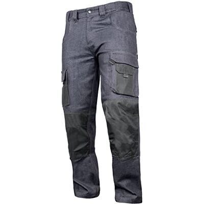ACE Genesis Jeans Pantalon de Travail Long pour Hommes Pantalon Cargo pour Hommes 98% Coton Ceinture Stretch & Poches Genoux 48 - Publicité ACE Genesis Jeans Pantalon de Travail Long pour Hommes Pantalon Cargo pour Hommes 98% Coton Ceinture Stretch & Poches Genoux 48 - Publicité