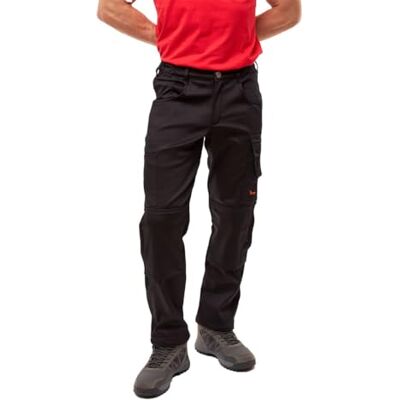 strongAnt® Pantalon de Peintre élastique, Les plâtriers Pantalon de Travail Blanc Poches pour genouillères, Fermeture éclair YKK + Bouton YKK Fait dans l'UE -Cotton 260 gm - Publicité strongAnt® Pantalon de Peintre élastique, Les plâtriers Pantalon de Travail Blanc Poches pour genouillères, Fermeture éclair YKK + Bouton YKK Fait dans l'UE -Cotton 260 gm - Publicité