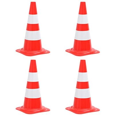 vidaXL 4X Cônes de Signalisation Réfléchissants Cônes de Marque Cônes d'Avertissement Chantiers de Construction Rouge et Blanc 50 cm, Sans chaîne/20 x - Publicité vidaXL 4X Cônes de Signalisation Réfléchissants Cônes de Marque Cônes d'Avertissement Chantiers de Construction Rouge et Blanc 50 cm, Sans chaîne/20 x - Publicité