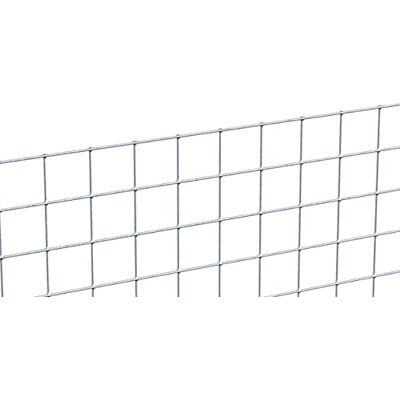 Alberts 614461 Grille soudée différentes hauteurs en option dans différentes couleurs galvanisée mailles 12,7 x 12,7 mm hauteur 50 cm longueur 5 m - Publicité Alberts 614461 Grille soudée différentes hauteurs en option dans différentes couleurs galvanisée mailles 12,7 x 12,7 mm hauteur 50 cm longueur 5 m - Publicité
