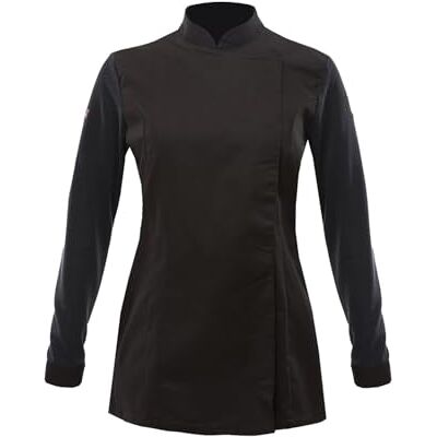 strongAnt Veste de Cuisine pour Femmes Stretch Uniforme Professionnel de Chef Cuisinier avec Boutons sur Les devants Manches Longs Manches Courts Noirs Blanc Gris Rose - Publicité strongAnt Veste de Cuisine pour Femmes Stretch Uniforme Professionnel de Chef Cuisinier avec Boutons sur Les devants Manches Longs Manches Courts Noirs Blanc Gris Rose - Publicité