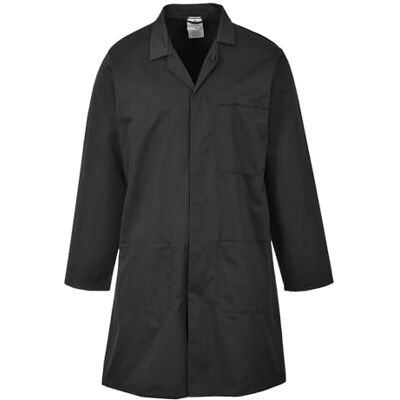 Portwest 2852 Blouse Poly Coton Sergé Excellente Tenue Coloristique Noir, XL, Prérétréci Pour Stabilité Au Lavage, Fermeture À Pressions, Trois Poches, Machine 60°C, Deux Poches Plaquées - Publicité Portwest 2852 Blouse Poly Coton Sergé Excellente Tenue Coloristique Noir, XL, Prérétréci Pour Stabilité Au Lavage, Fermeture À Pressions, Trois Poches, Machine 60°C, Deux Poches Plaquées - Publicité