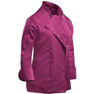strongAnt Veste de Cuisine pour Femmes Stretch Uniforme Professionnel de Chef Cuisinier avec Boutons sur Les devants Manches Longs Manches Courts Noirs Blanc Gris Rose - Publicité strongAnt Veste de Cuisine pour Femmes Stretch Uniforme Professionnel de Chef Cuisinier avec Boutons sur Les devants Manches Longs Manches Courts Noirs Blanc Gris Rose - Publicité